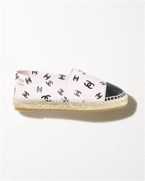 chanel espadrilles canvas shoes|Chanel espadrilles neiman marcus.